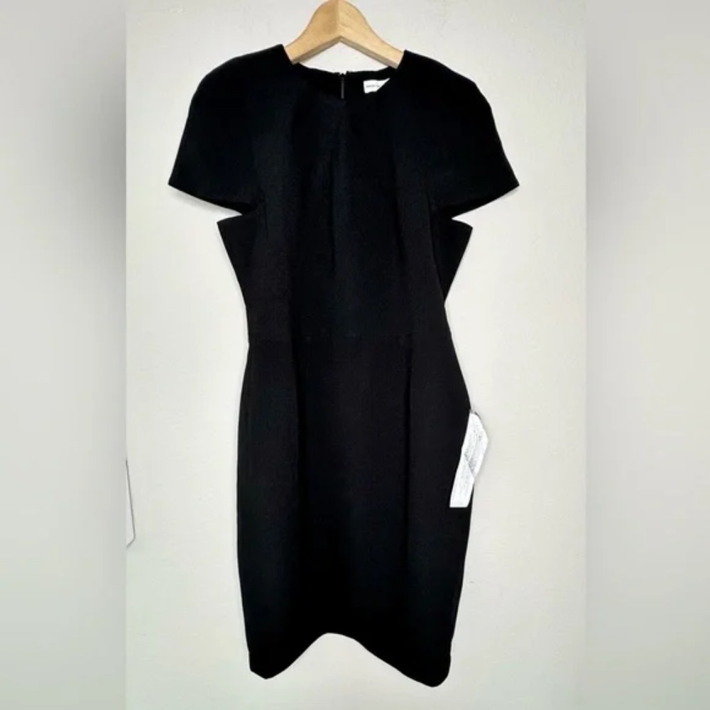 Dress the population Lainey Black Sheath Midi Dress - Picture 4 of 15